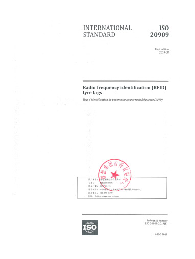 2019-Label elektronik Pengecaman Frekuensi Radio (RFID) untuk tayar